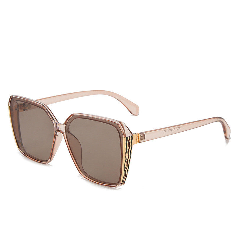 Lunettes de Soleil Oversize Carrées Tendance Femme - vue 3