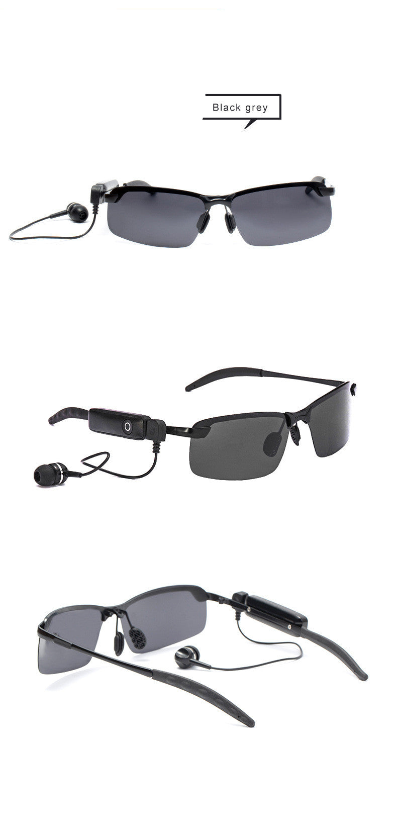 Lunettes Connectées Stéréo Bluetooth Rétro - vue 1