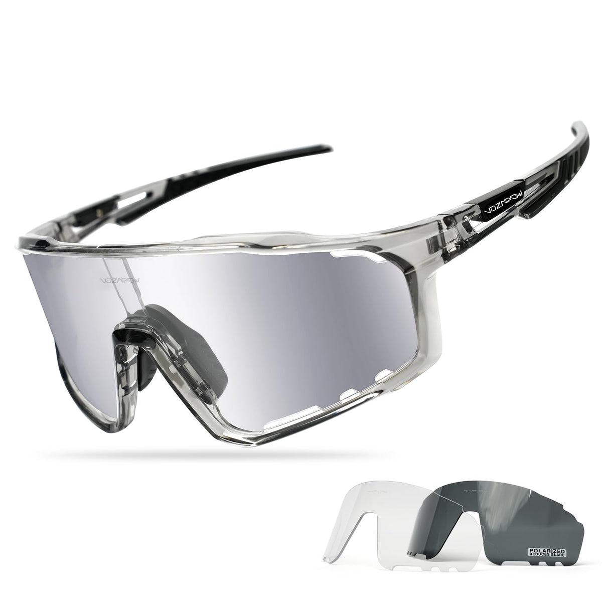 VOZAPOW Lunettes de Soleil Cyclisme - vue 2