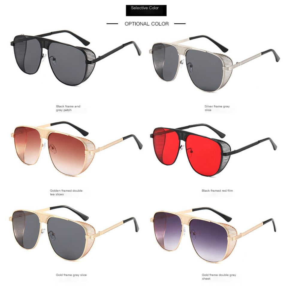 Lunettes de Soleil Rétro Homme Monture Métal - vue 5