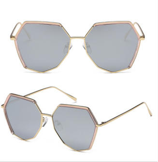 Lunettes de Soleil Métal Irrégulières Polarisées - vue 2