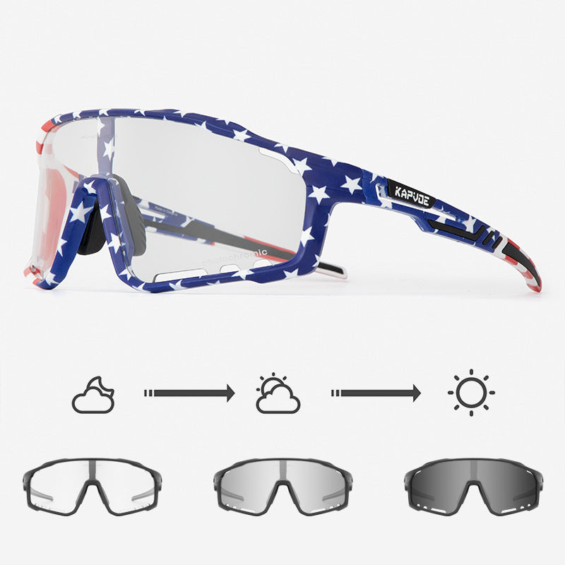 Kapvoe Lunettes de Soleil Photochromiques - Cyclisme Outdoor