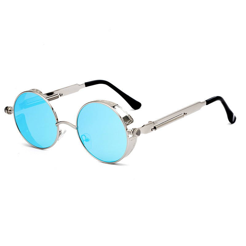 Lunettes de Soleil Rétro Rondes Monture Métal - vue 5