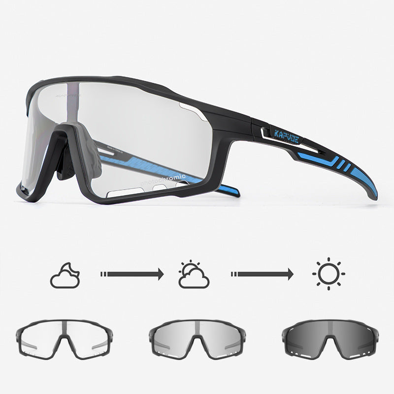 Kapvoe Lunettes de Soleil Photochromiques - Cyclisme Outdoor