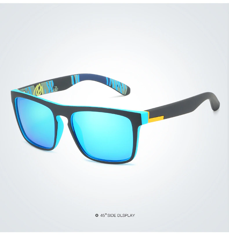 Lunettes de Soleil Polarisées Carrées - Sport & Golf Homme Femme