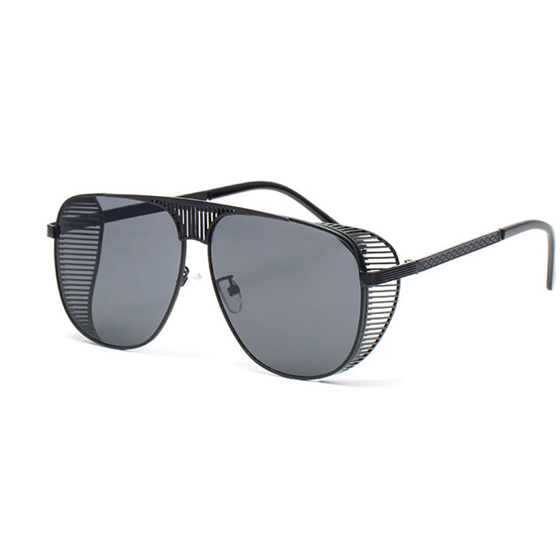 Lunettes de Soleil Rétro Homme Monture Métal - vue 3