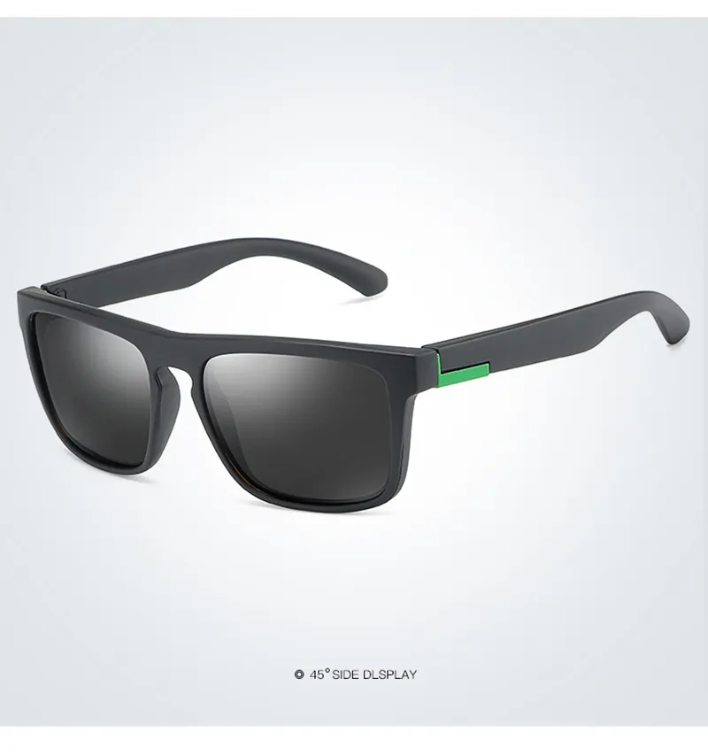 Lunettes de Soleil Polarisées Carrées - Sport & Golf Homme Femme