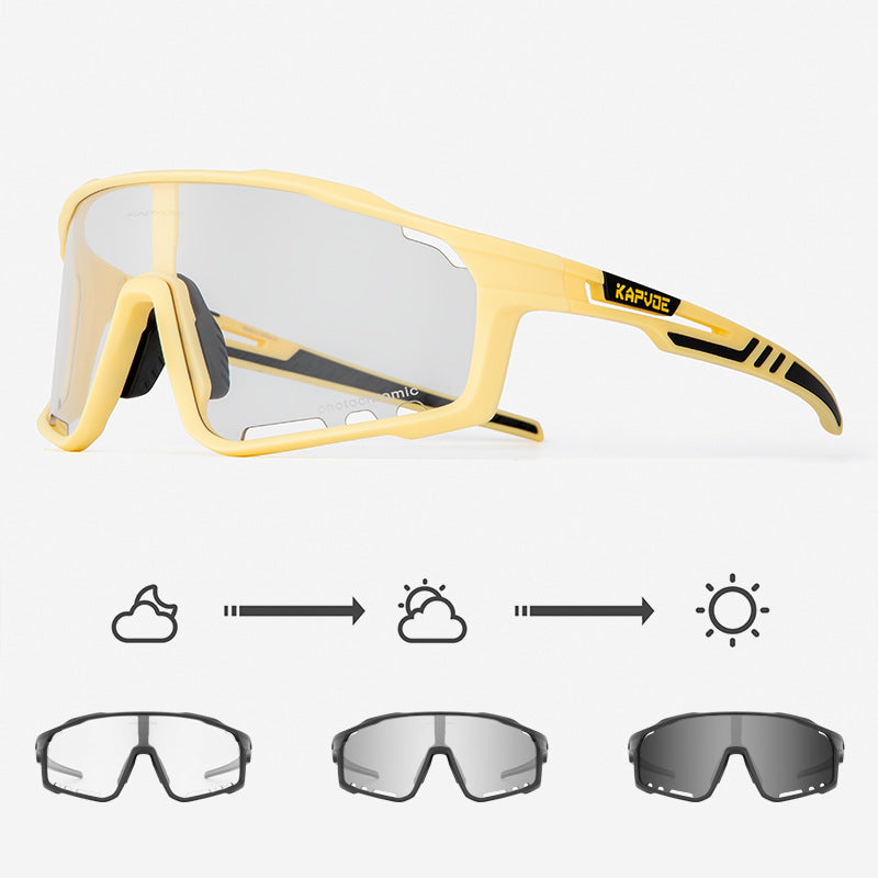 Kapvoe Lunettes de Soleil Photochromiques - Cyclisme Outdoor