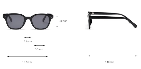 Lunettes de Soleil TR90 Polaris\u00e9es Carr\u00e9es
