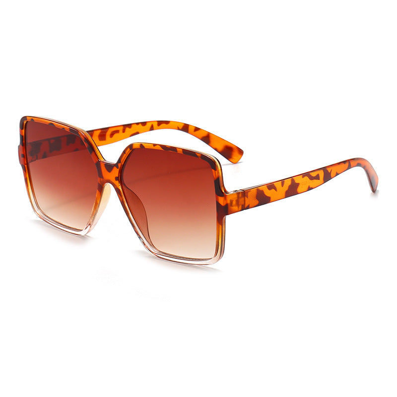 Lunettes de Soleil Noires Carrées Miroir Femme - vue 5
