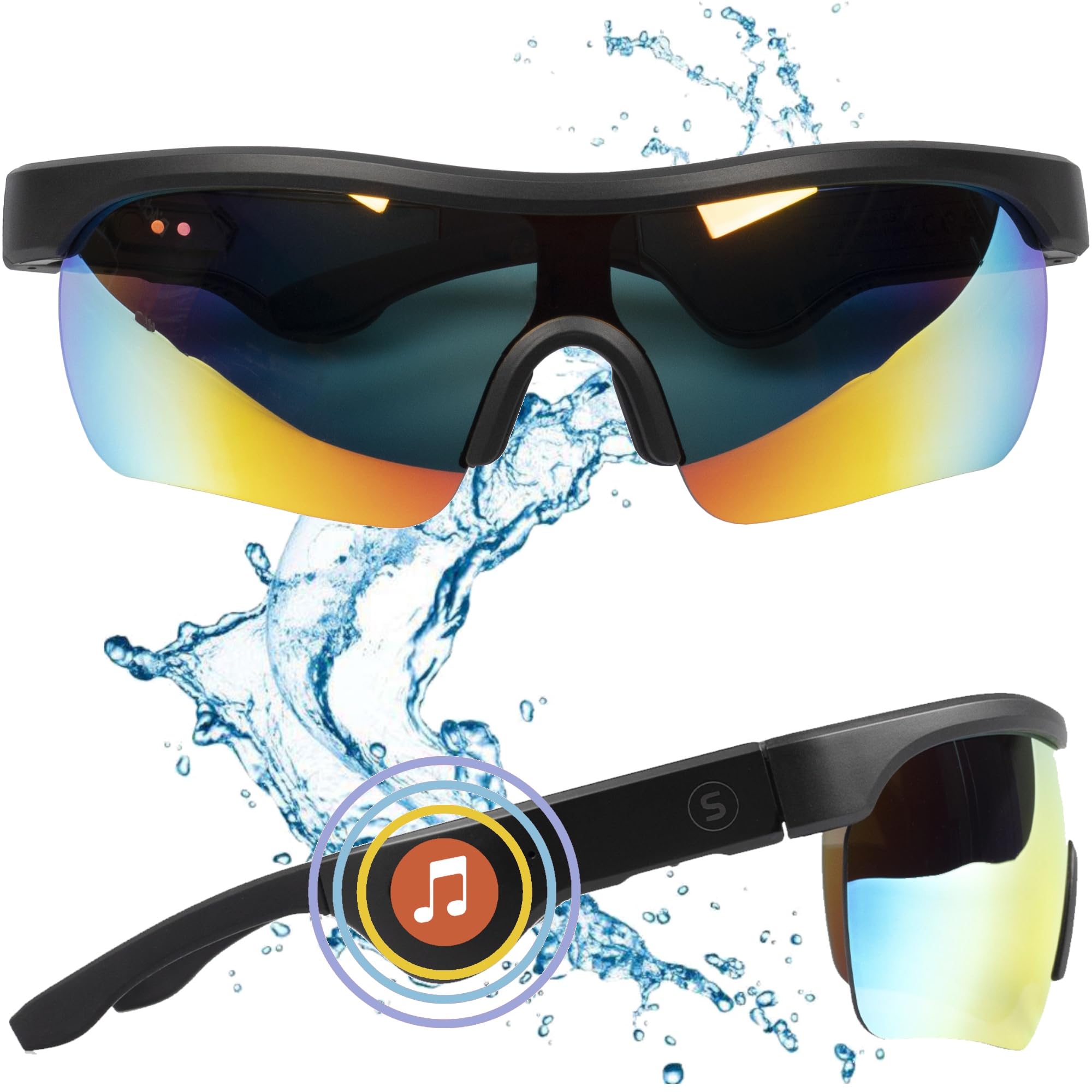 Lunettes Connectées Audio Bluetooth Verre Clair - vue 2