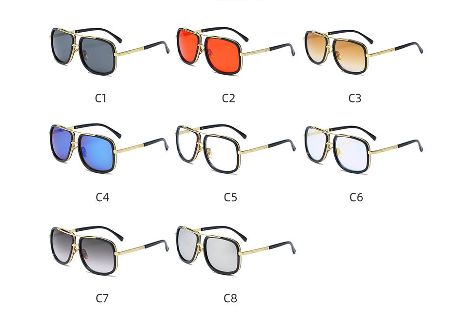 Lunettes de Soleil Tendance Homme Femme UV - vue 3