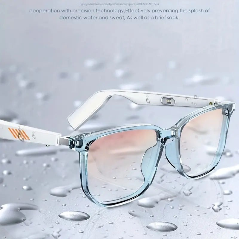 Lunettes Connectées Bluetooth - Verres Anti-Lumière Bleue