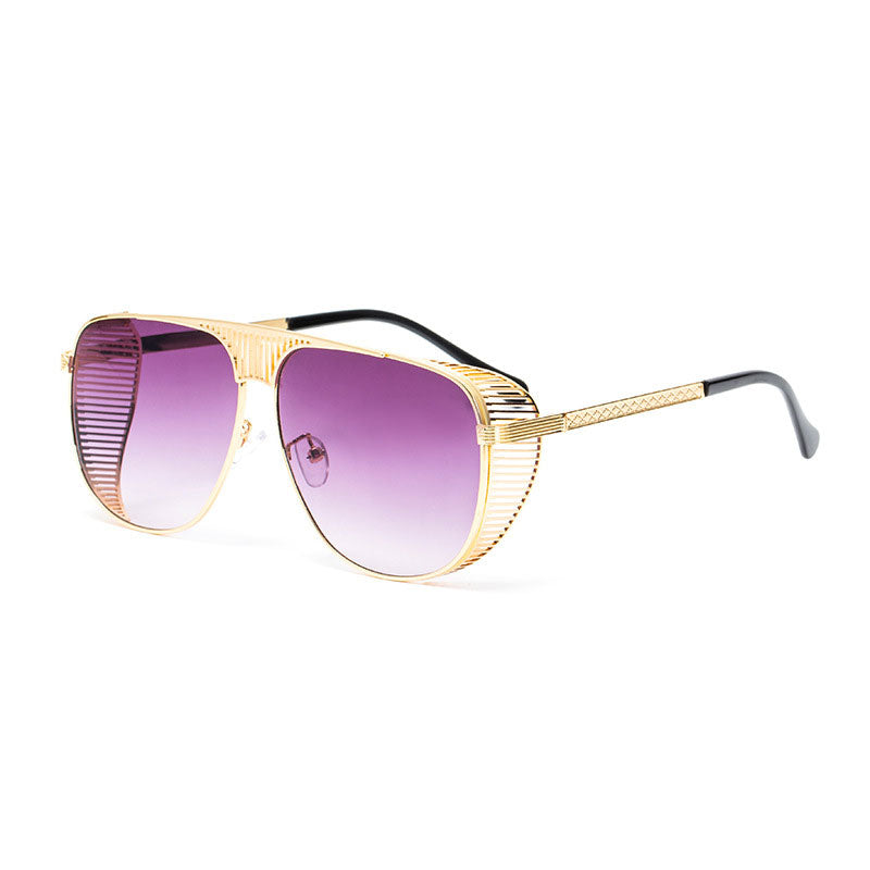 Lunettes de Soleil Rétro Homme Monture Métal - vue 2