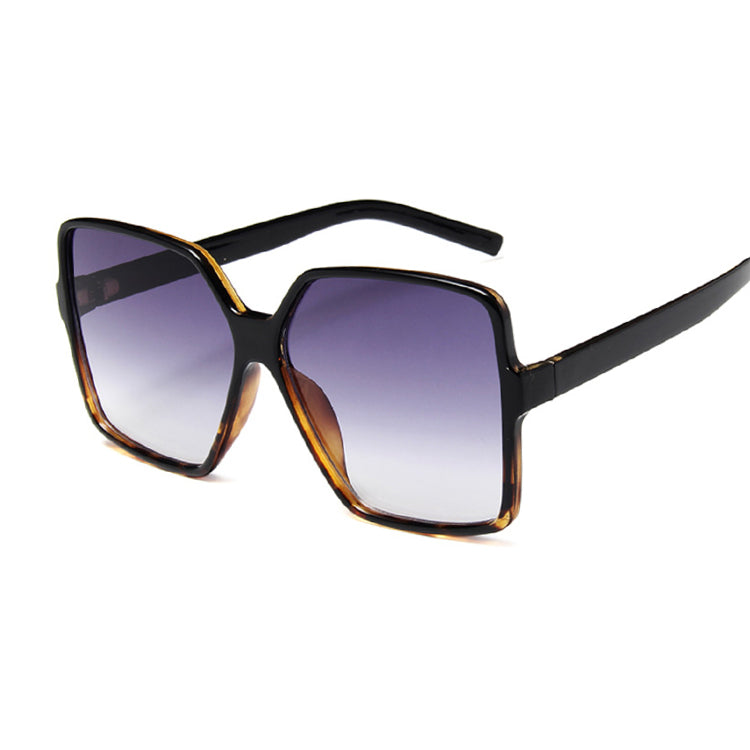 Lunettes de Soleil Noires Carrées Dégradées Femme - vue 2