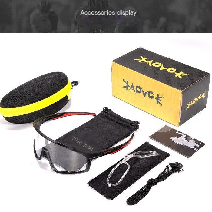 Kapvoe Lunettes de Soleil Photochromiques - Cyclisme Outdoor