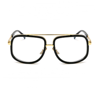 Lunettes de Soleil Rétro Métal Street Style - vue 1