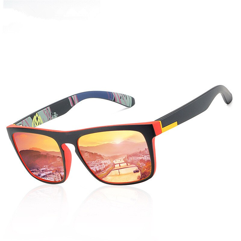 Lunettes de Soleil Polarisées Carrées - Sport & Golf Homme Femme