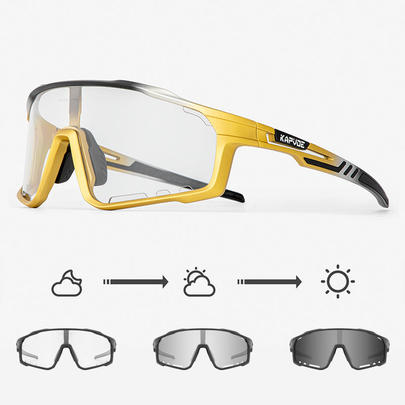 Kapvoe Lunettes de Soleil Photochromiques - Cyclisme Outdoor