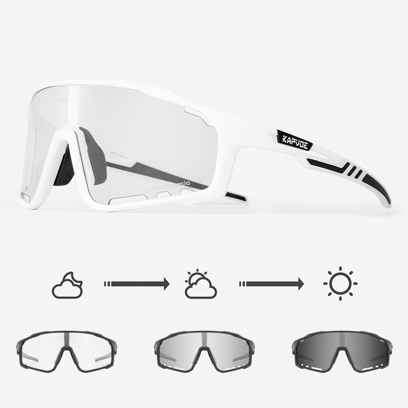 Kapvoe Lunettes de Soleil Photochromiques - Cyclisme Outdoor
