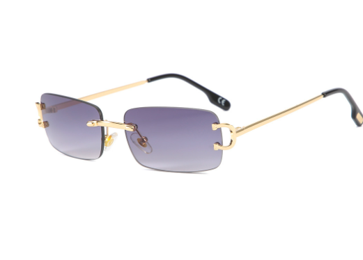 Lunettes de Soleil Carrées Sans Monture Femme - vue 5