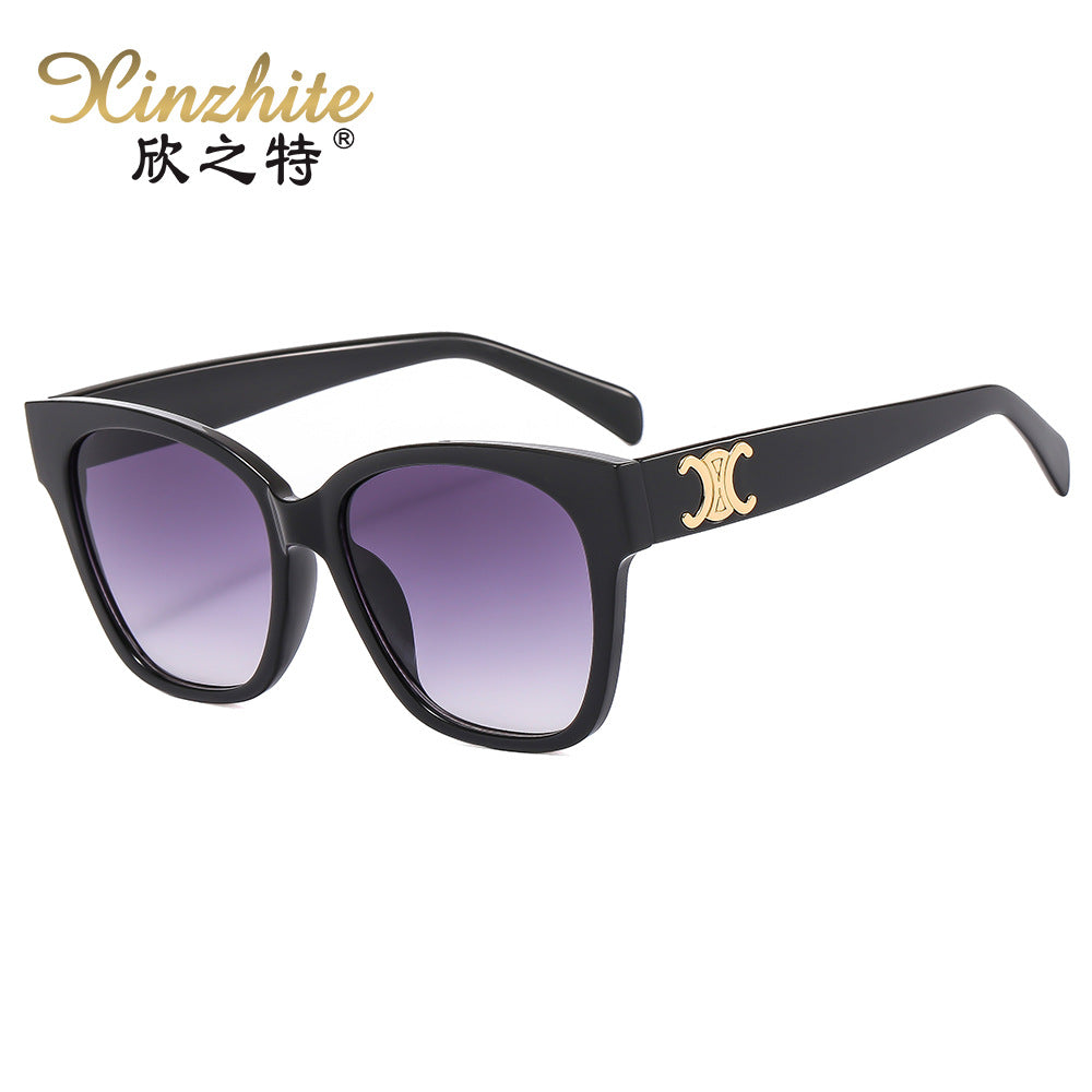 Lunettes de Soleil Rondes Homme Femme Classique - vue 2