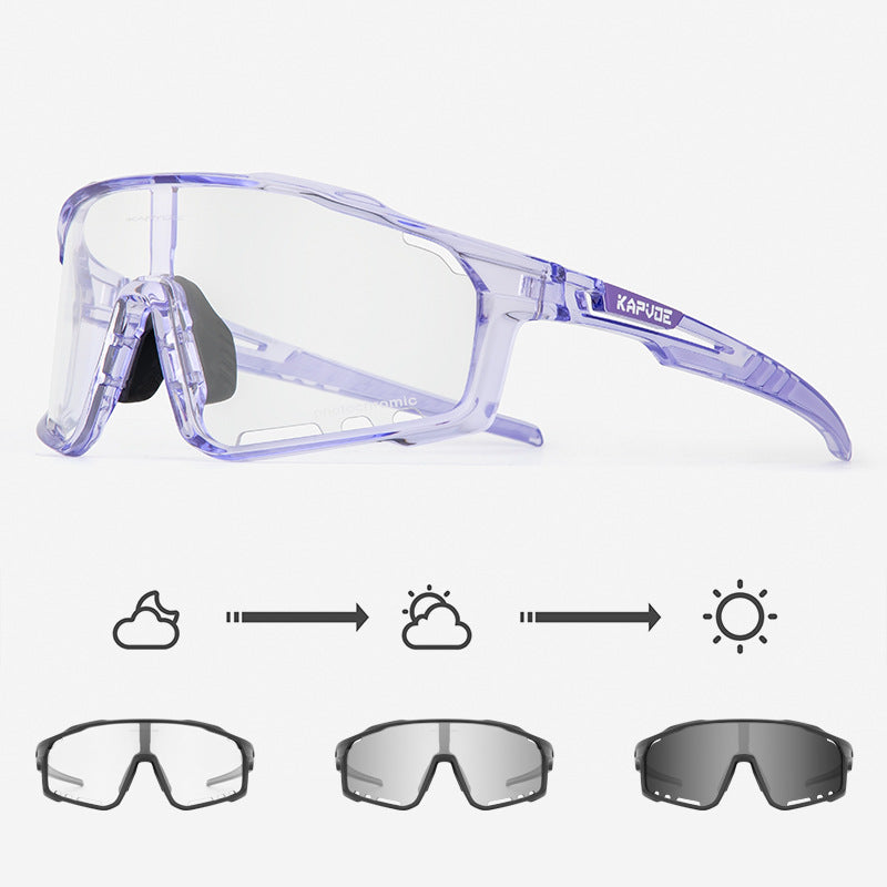 Kapvoe Lunettes de Soleil Photochromiques - Cyclisme Outdoor