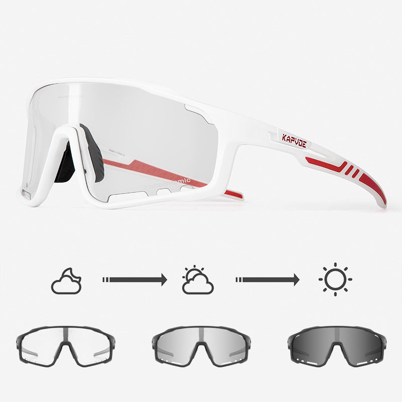 Kapvoe Lunettes de Soleil Photochromiques - Cyclisme Outdoor