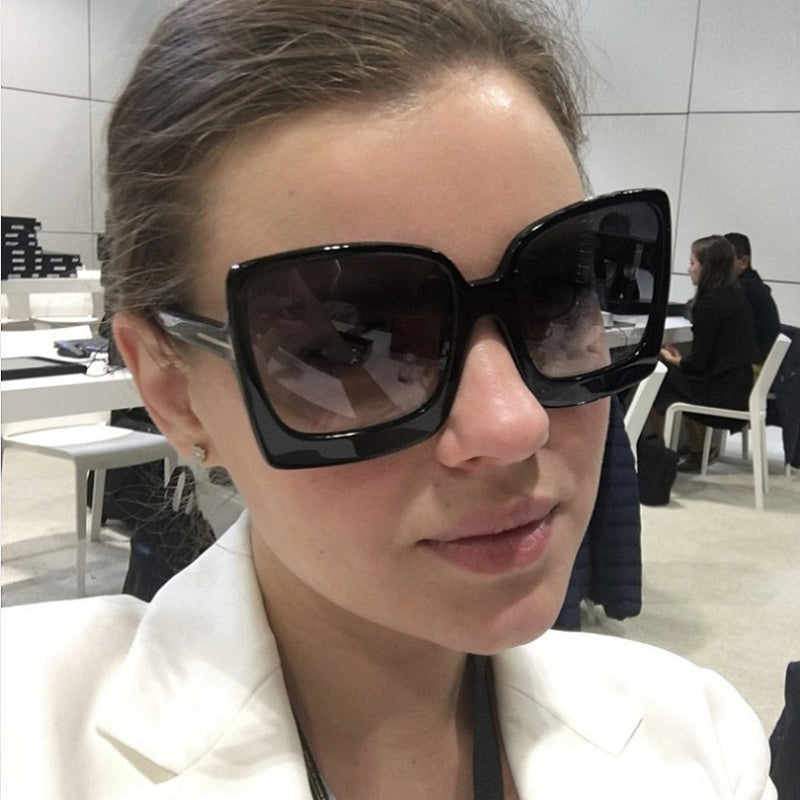 Lunettes de Soleil Oversize Dégradées Femme - vue 5