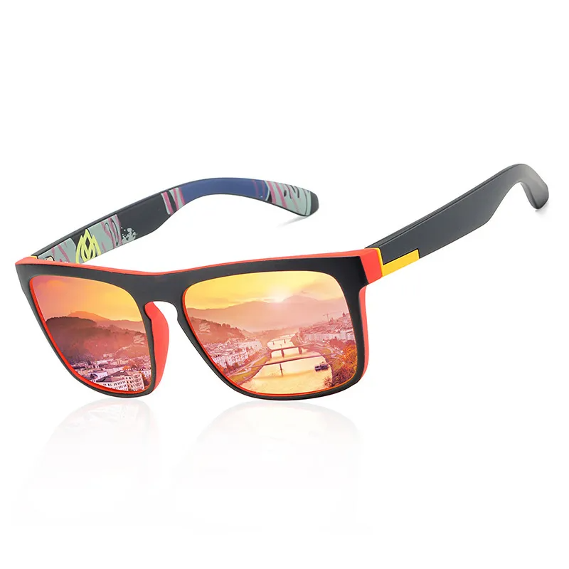 Lunettes de Soleil Polarisées Carrées - Sport & Golf Homme Femme