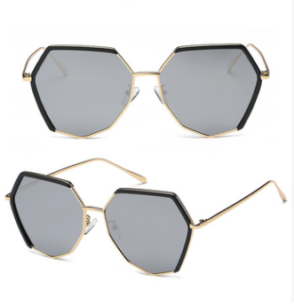 Lunettes de Soleil Métal Irrégulières Polarisées - vue 3