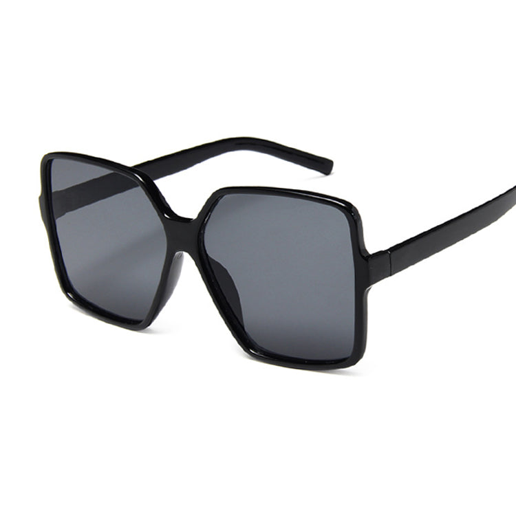 Lunettes de Soleil Noires Carr\u00e9es D\u00e9grad\u00e9es Femme