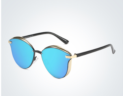 Lunettes de Soleil Cat Eye Polarisées Métal - vue 5