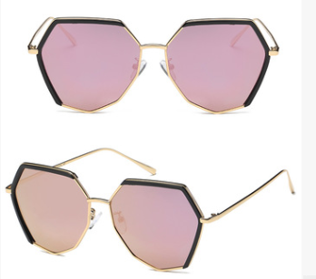 Lunettes de Soleil M\u00e9tal Irr\u00e9guli\u00e8res Polaris\u00e9es