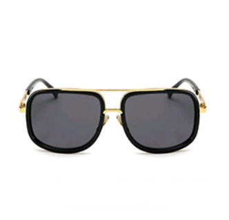 Lunettes de Soleil Rétro Métal Street Style - vue 3