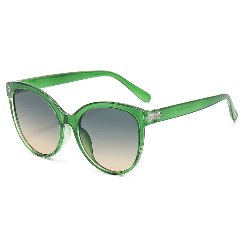 Lunettes de Soleil Cat Eye Oversize - Couleurs Bonbon Tendance