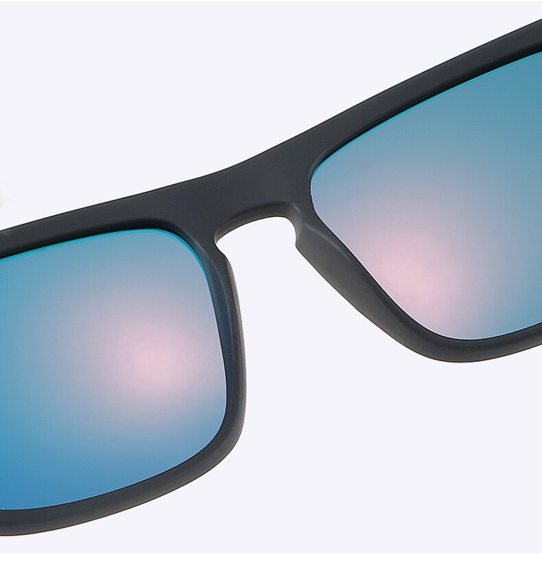 Lunettes de Soleil Polarisées Carrées - Sport & Golf Homme Femme