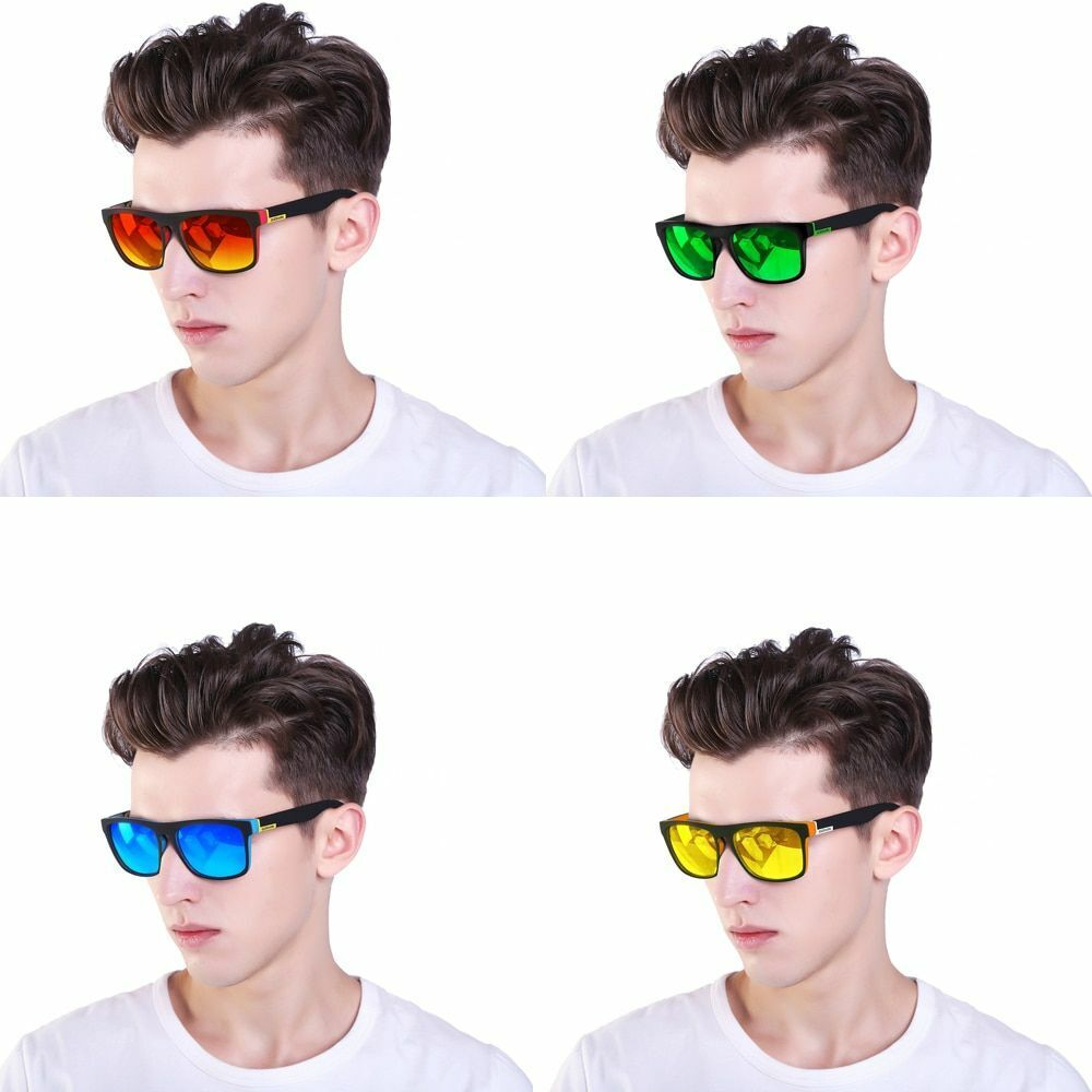 Lunettes de Soleil Polarisées Carrées - Sport & Golf Homme Femme