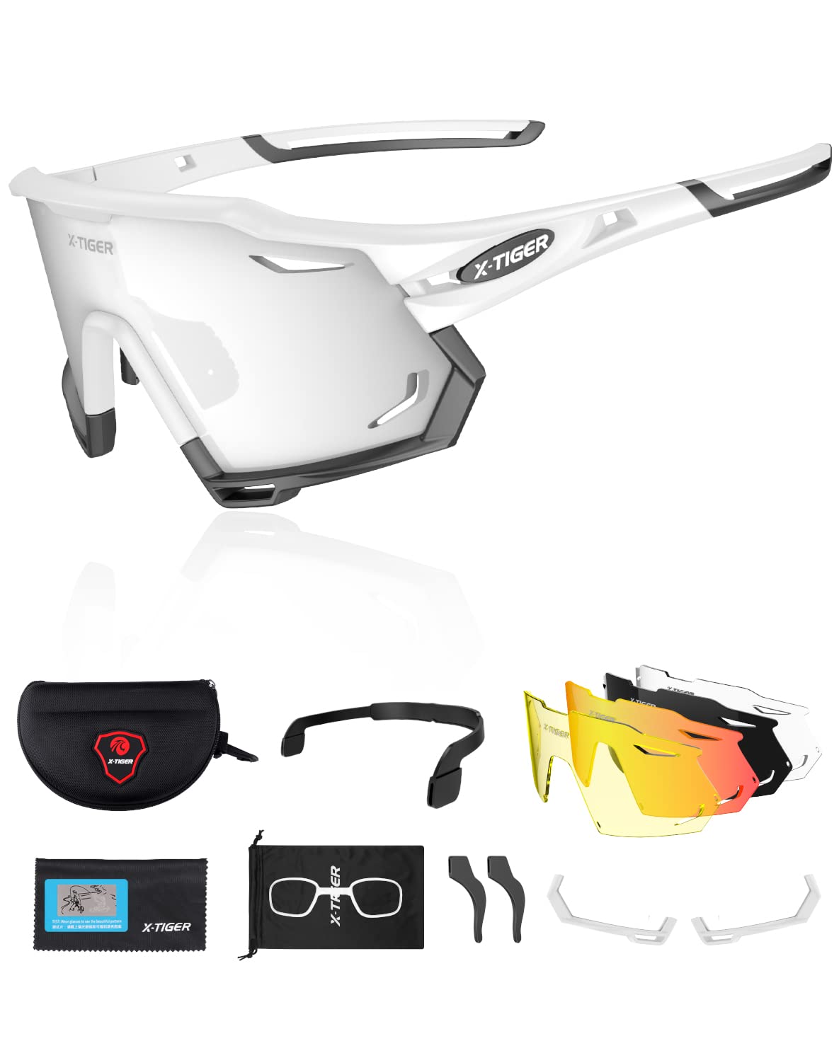 X-TIGER Lunettes de Soleil 5 Verres - vue 1
