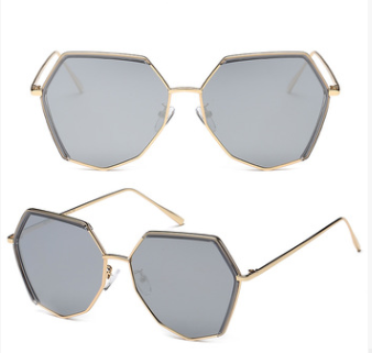 Lunettes de Soleil Métal Irrégulières Polarisées - vue 4