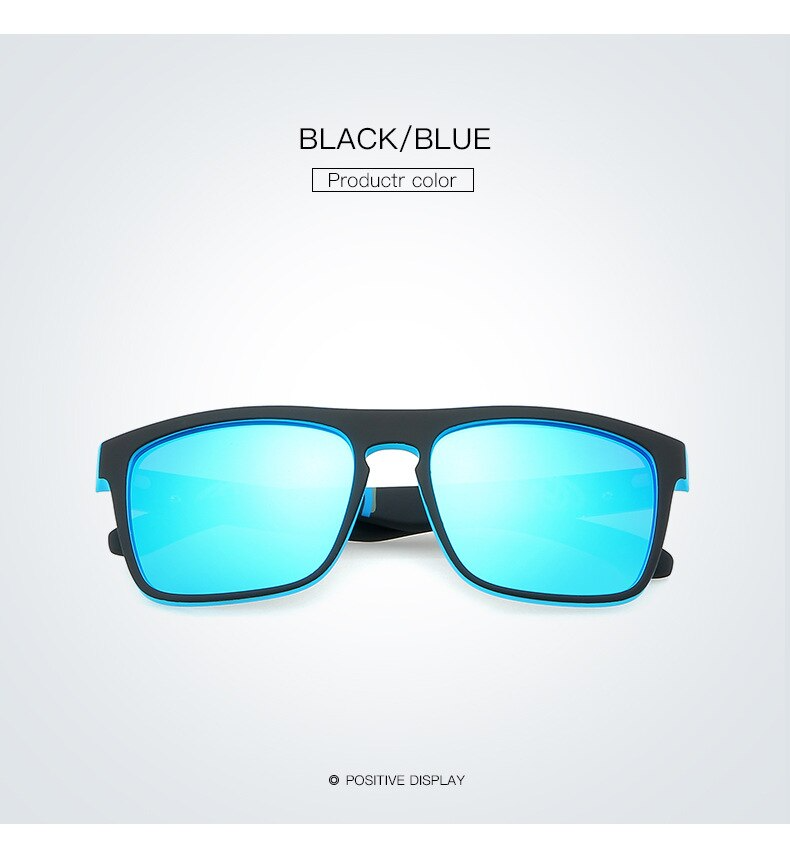 Lunettes de Soleil Polarisées Carrées - Sport & Golf Homme Femme