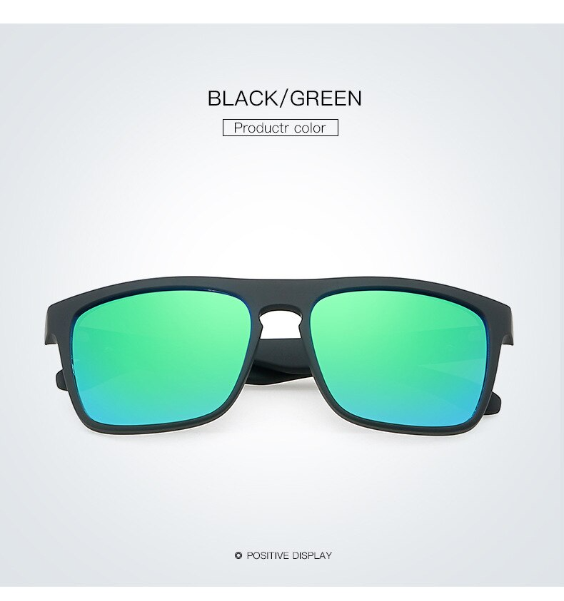 Lunettes de Soleil Polarisées Carrées - Sport & Golf Homme Femme